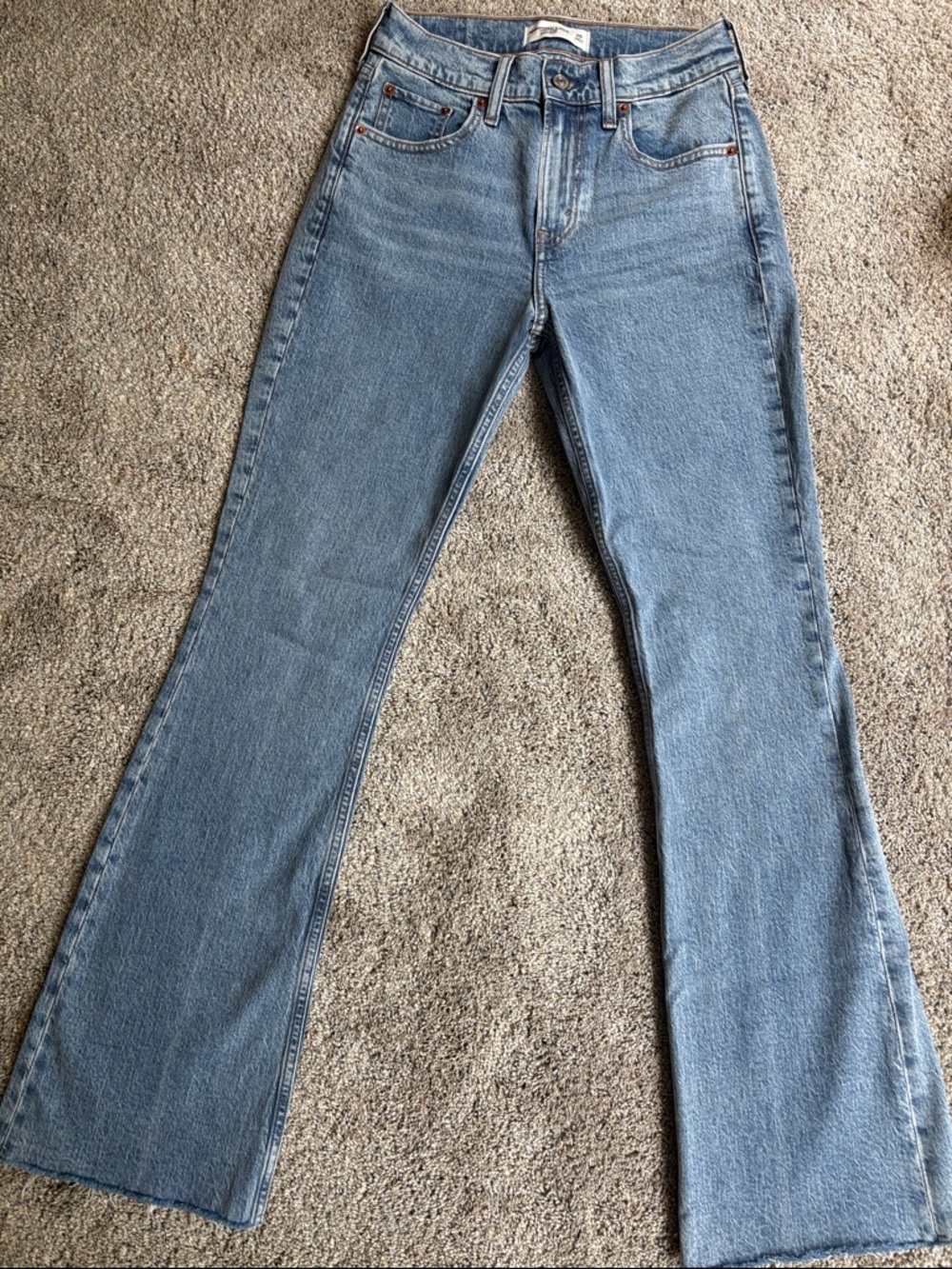 Classic High-Rise Light Blue Bootcut Women's Jeans